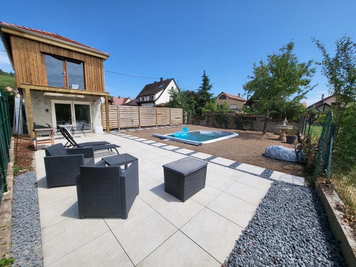 Au Coeur Des Vignes Apartment Bergheim Bagian luar foto
